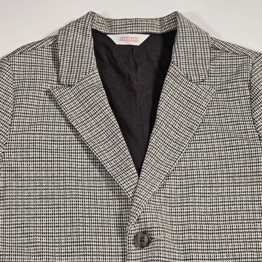 Cat & Jack Boys Houndstooth Knit Suit Jacket Stretch